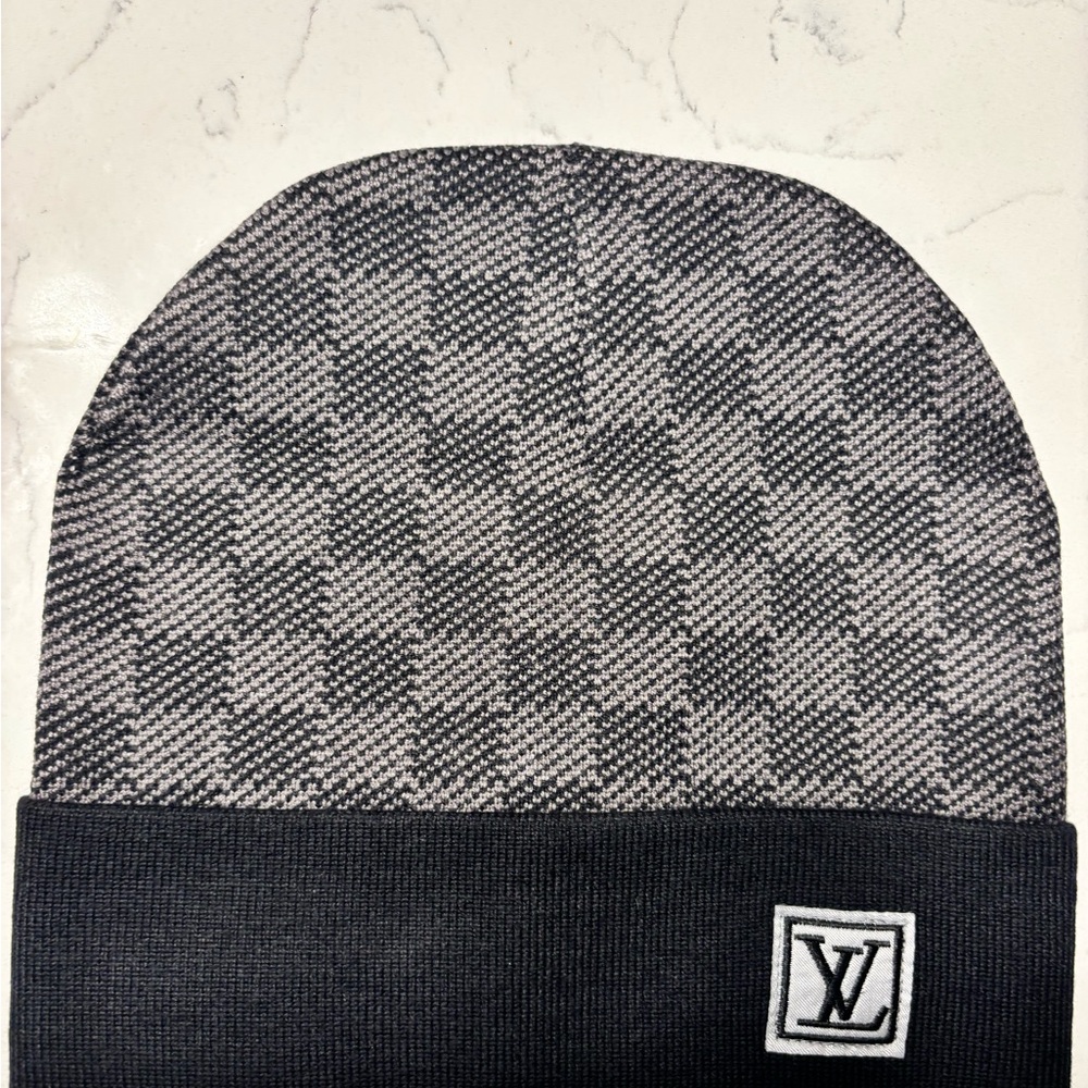 Louis Vuitton damier petite Checkered Beanie
